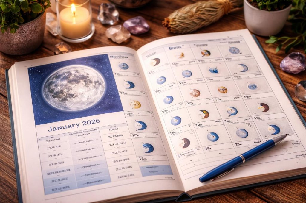 Місячний календар на січень 2026 – сприятливі та небезпечні дні Місячний календар на січень 2026 - сприятливі та небезпечні дні