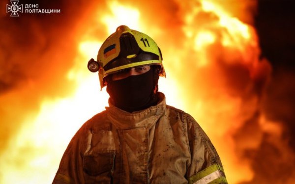 Ворог вночі атакував промисловий об’єкт на Полтавщині