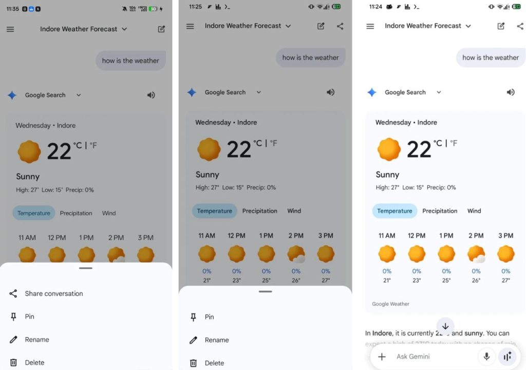 Новий інтерфейс Gemini overlay у Google - що зміниться з Ask about place/PDF/page та screen sharing в Gemini Live