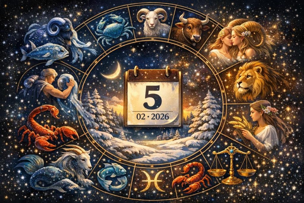 Гороскоп на 5 лютого 2026 року для всіх знаків зодіаку – робота, кохання, гроші, самопочуття Гороскоп на 5 лютого 2026 року для всіх знаків зодіаку - робота, кохання, гроші, самопочуття