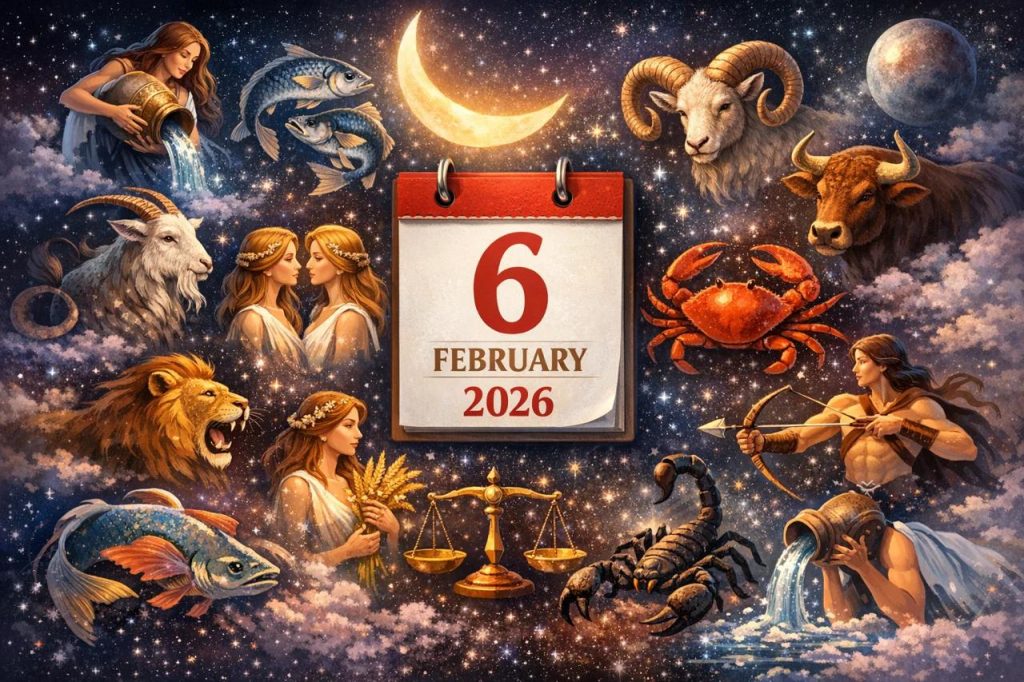 Гороскоп на 6 лютого 2026 для всіх знаків – робота, гроші, стосунки, здоров’я та короткі поради Гороскоп на 6 лютого 2026 для всіх знаків - робота, гроші, стосунки, здоров’я та короткі поради