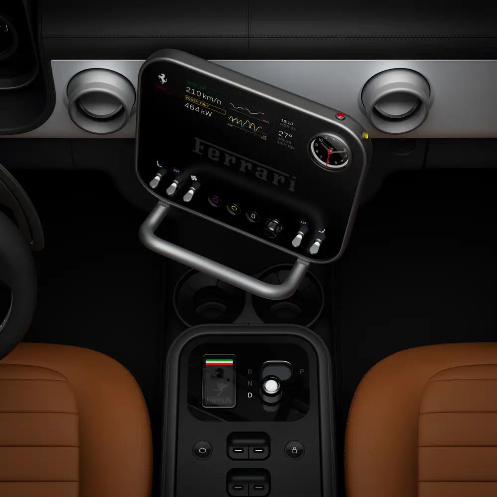 Jony Ive stworzył wnętrze pierwszego elektrycznego Ferrari Luce