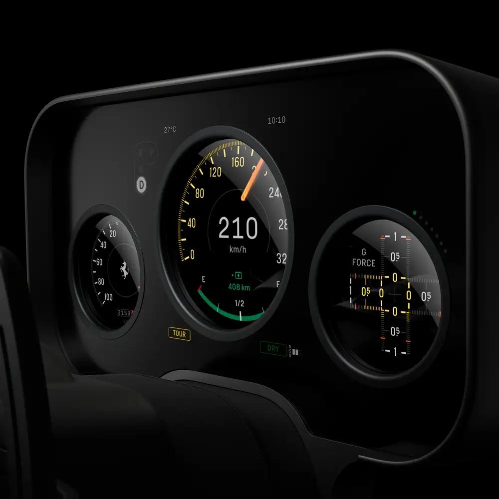 Jony Ive stworzył wnętrze pierwszego elektrycznego Ferrari Luce