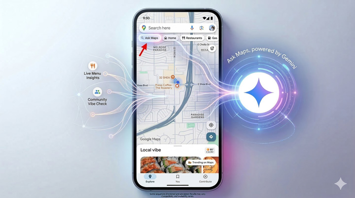 Google запускає Ask Maps: як працюватиме нова функція з ШІ у Google Maps