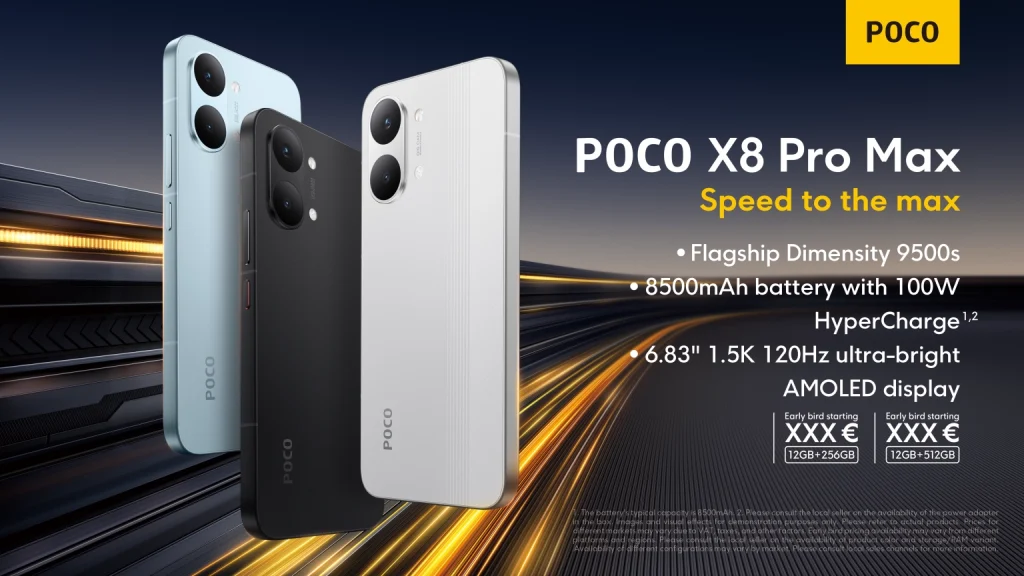 POCO X8 Pro Max: характеристики, ціна, де купити в Запоріжжі