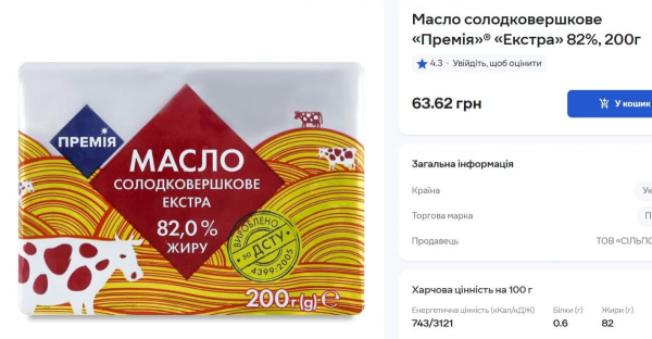 Ціни на вершкове масло знову переписали: чого чекати українцям