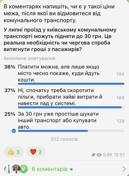 38% киевлян готовы платить 30 грн за проезд, но не за транспортный схематоз — опрос «Минфина»
