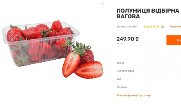В Україні активно дешевшає полуниця: скільки коштує кілограм