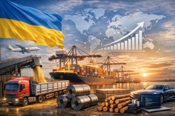 Товарооборот Украины за четыре месяца составил 46,1 млрд долларов