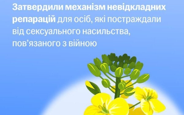 Свириденко: уряд затвердив механізм невідкладних репарацій для постраждалих від сексуального насильства під час війни