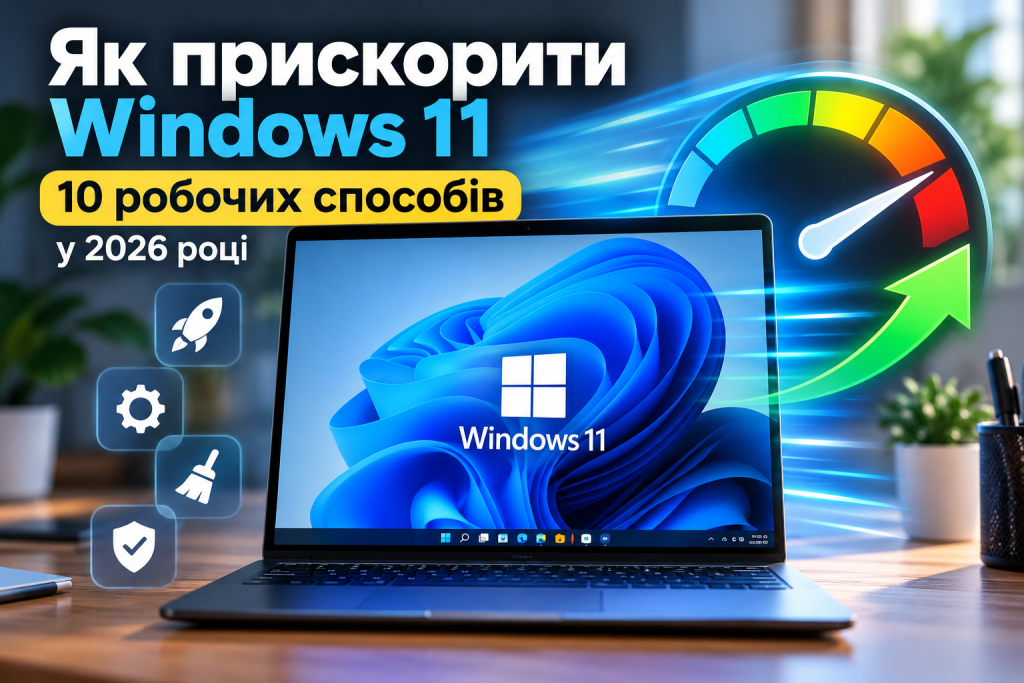 Як прискорити Windows 11 у 2026: 10 робочих способів