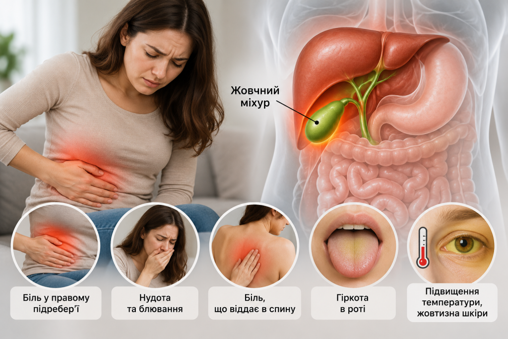 Як зрозуміти, що болить жовчний міхур: симптоми і характер болю