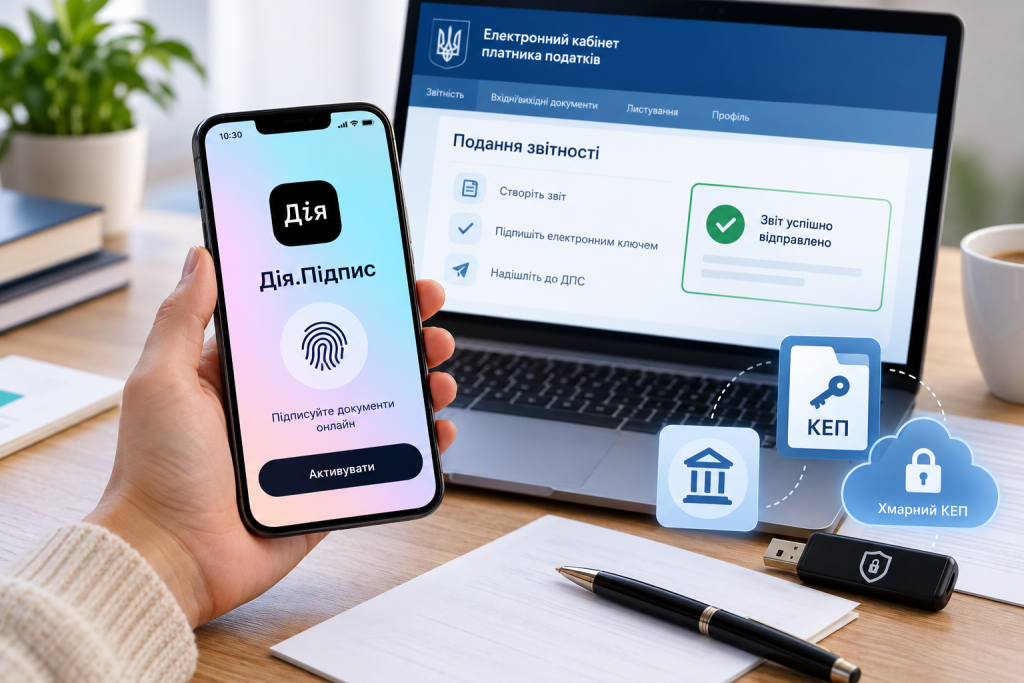 Як зробити електронний ключ для звітності і Дії Як зробити електронний ключ для звітності і Дії