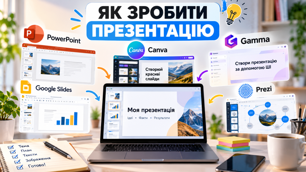 Як зробити презентацію: безкоштовні і платні інструменти