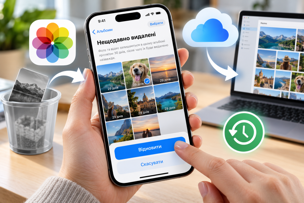 Як відновити видалені фото з iPhone