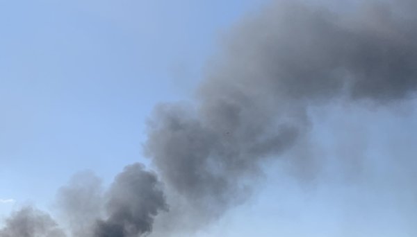 За два кілометри від ЗАЕС зайнялася пожежа – на Запорізькій ТЕС