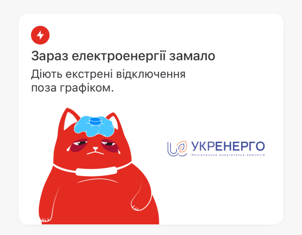 В Киеве и области введены экстренные отключения электроэнергии