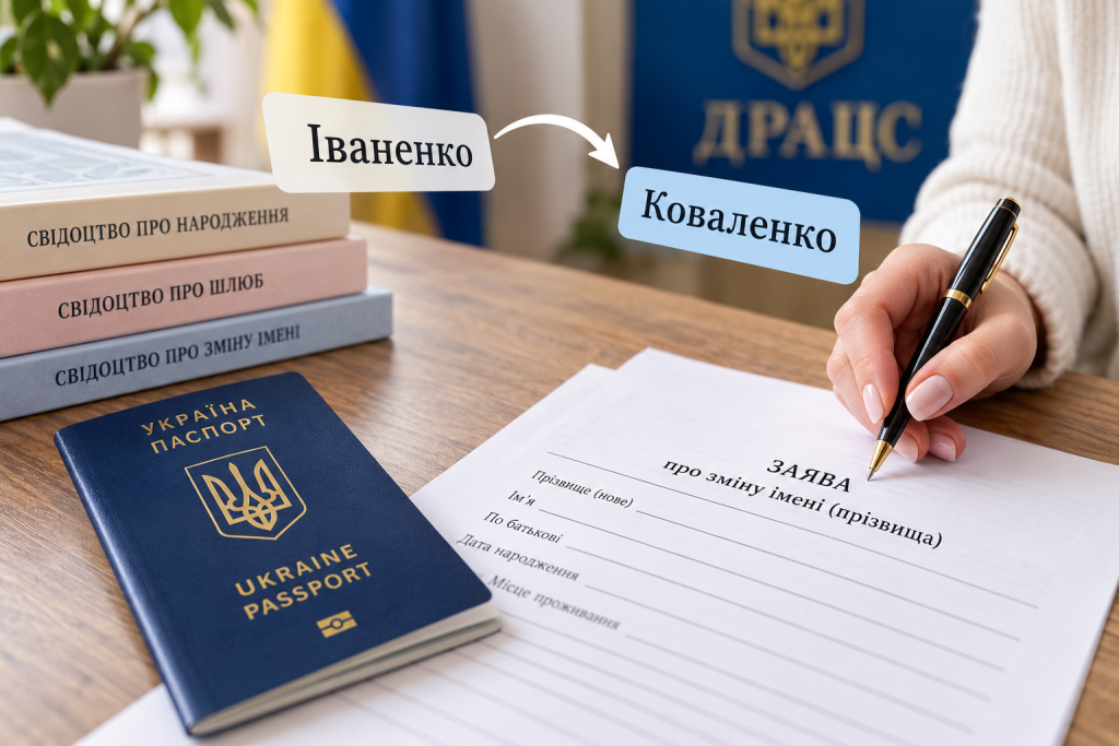 Як змінити прізвище в Україні: документи і процедура