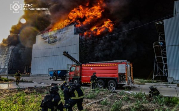 На Херсонщині російська авіація завдала удару по території птахофабрики