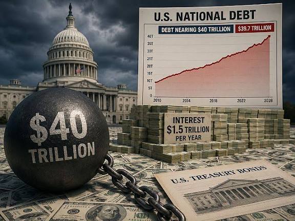 $40 трлн долга США уже близко: почему инвесторы требуют все более высокой доходности