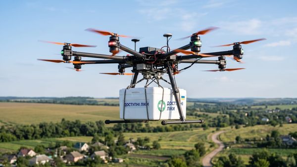 Дроны доставляют «Доступні ліки» в деревни и прифронтовые общины