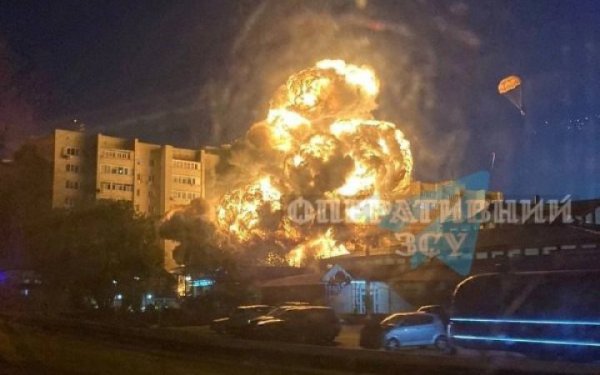 Генштаб: Сили оборони уразили резервуари з паливно-мастильними матеріалами Єйського нафтоналивного комплексу