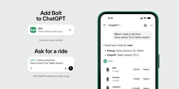 У ChatGPT теперь можно вызвать такси Bolt: как это работает