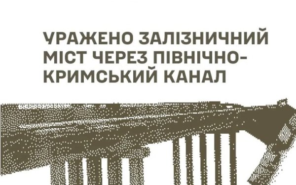 Сили оборони атакували залізничний міст і склади боєприпасів на окупованій території