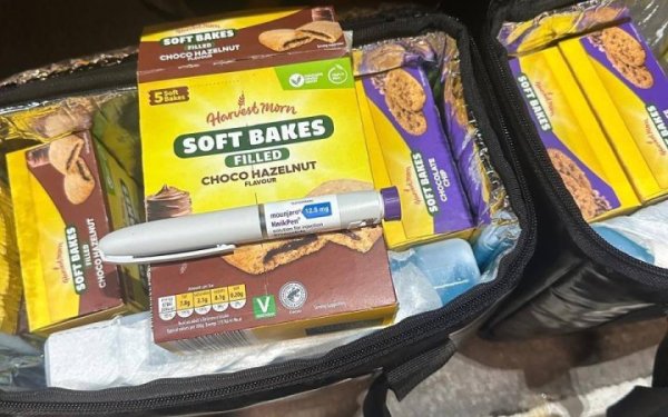 В Україну під виглядом печива намагалися ввезти препарати для схуднення на 7 млн гривень