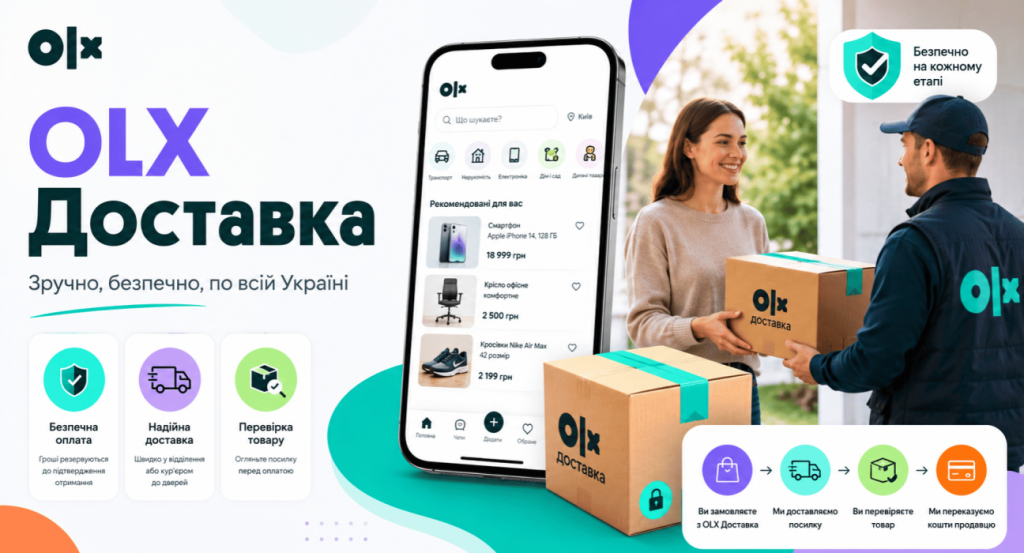 Як працює OLX Доставка: інструкція для покупця і продавця