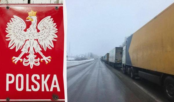 Блокада кордону продовжується: в ДПСУ розповіли, скільки вантажівок простоюють у чергах Блокада кордону продовжується: в ДПСУ розповіли, скільки вантажівок простоюють у чергах